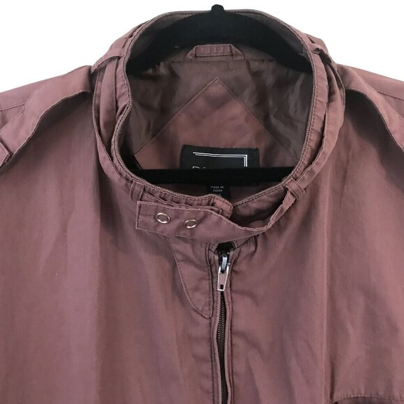 Vintage Barrage 3XL Tall Brown Lightweight Racer Bomber Jacket Pockets Full Zip - Picture 8 of 10